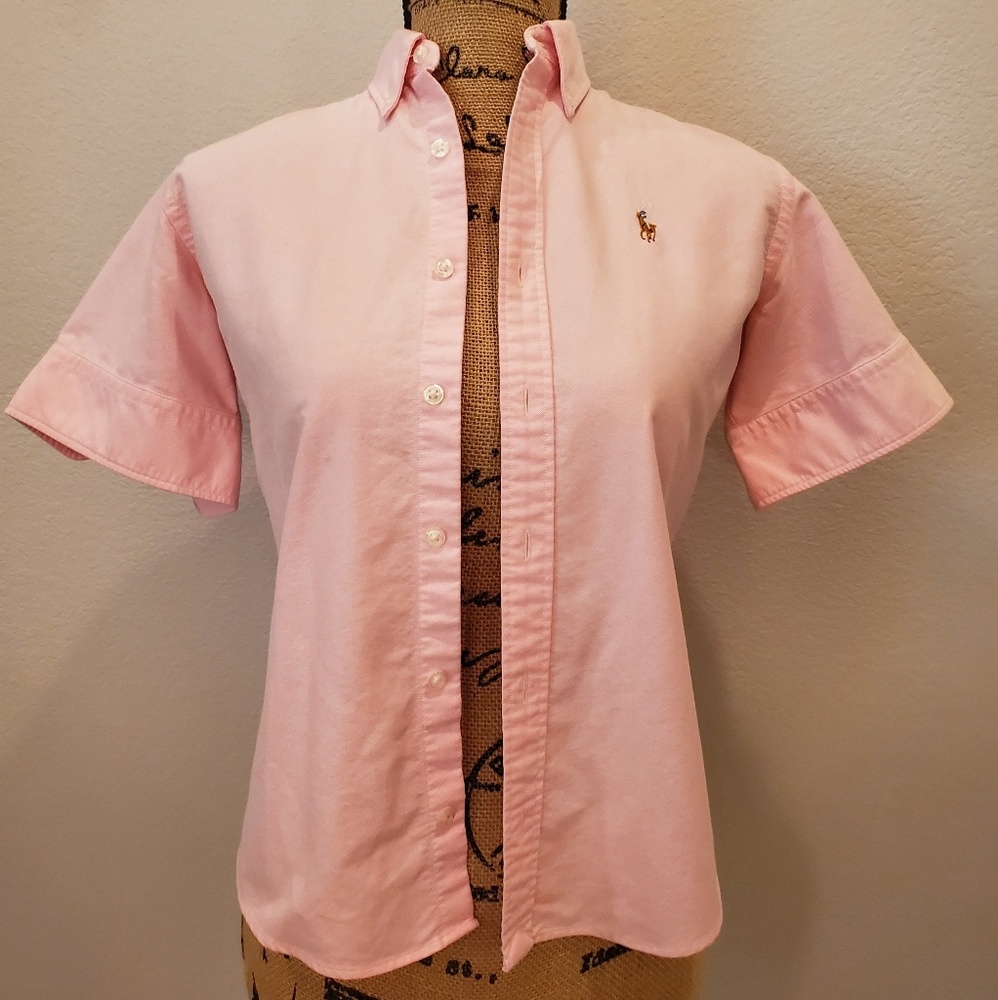 Ladies Pink Ralph Lauren Shirt